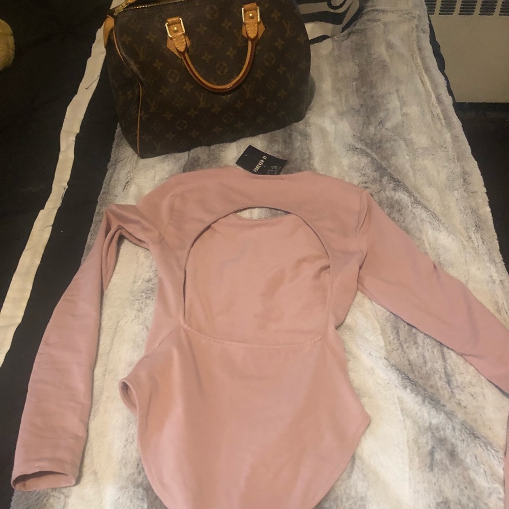 Cut out back Body suit